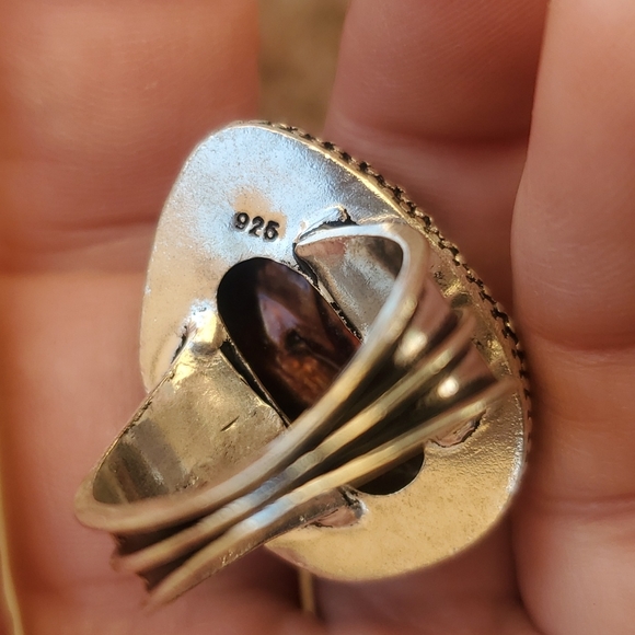 New Biwa Pearl 925 Silver Ring. - Picture 9 of 15